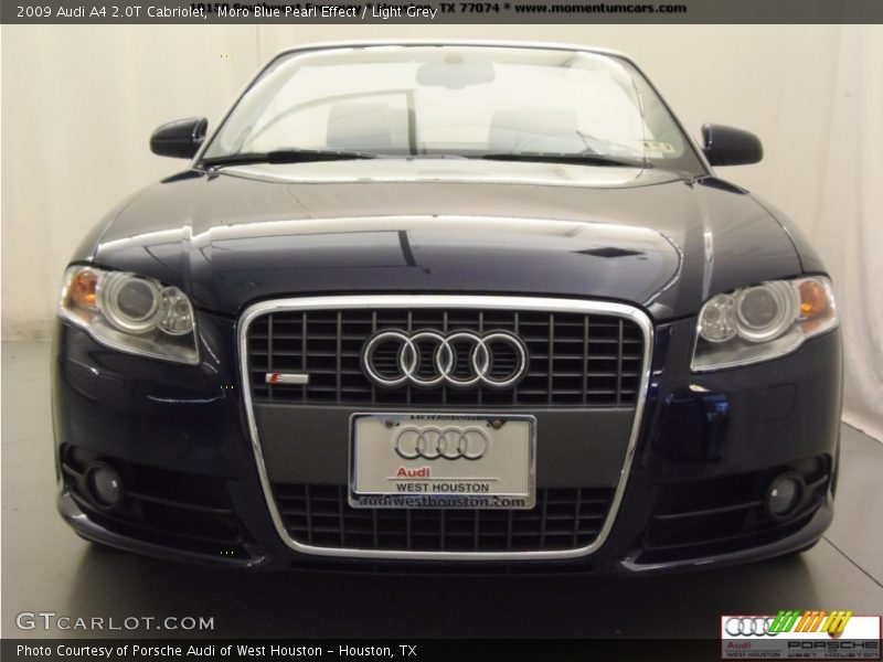 Moro Blue Pearl Effect / Light Grey 2009 Audi A4 2.0T Cabriolet