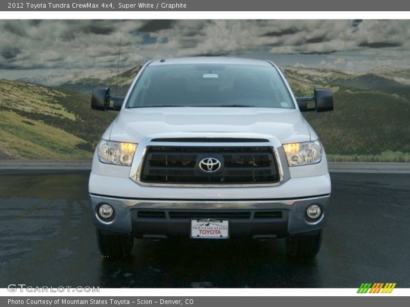Super White / Graphite 2012 Toyota Tundra CrewMax 4x4
