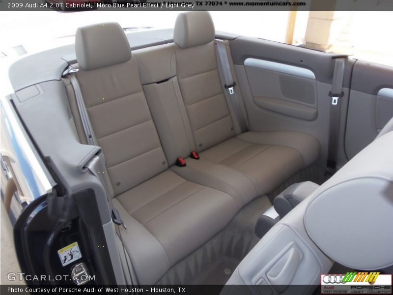 Moro Blue Pearl Effect / Light Grey 2009 Audi A4 2.0T Cabriolet
