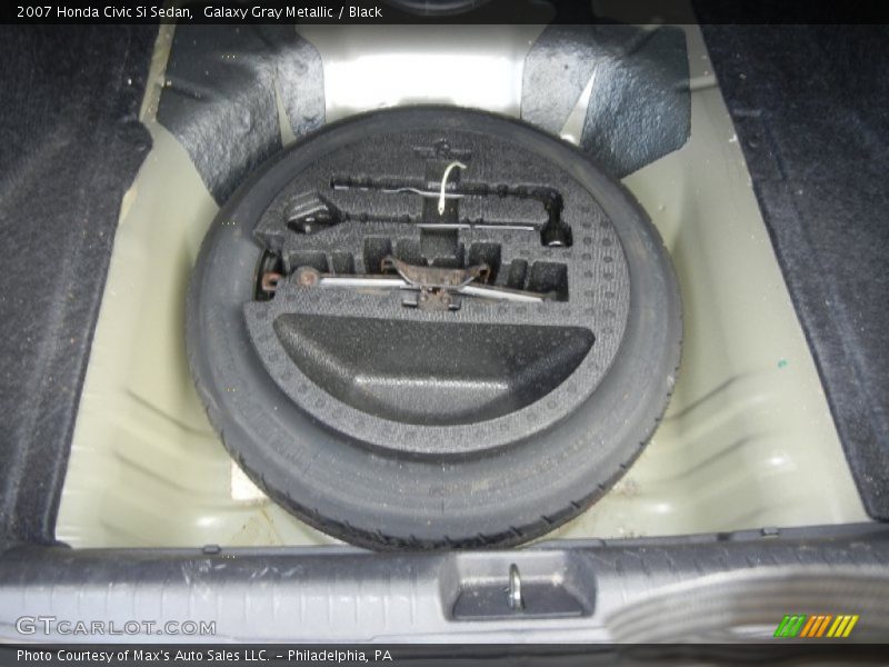 Galaxy Gray Metallic / Black 2007 Honda Civic Si Sedan