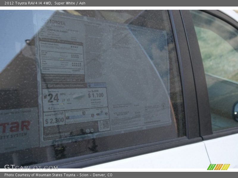 Super White / Ash 2012 Toyota RAV4 I4 4WD