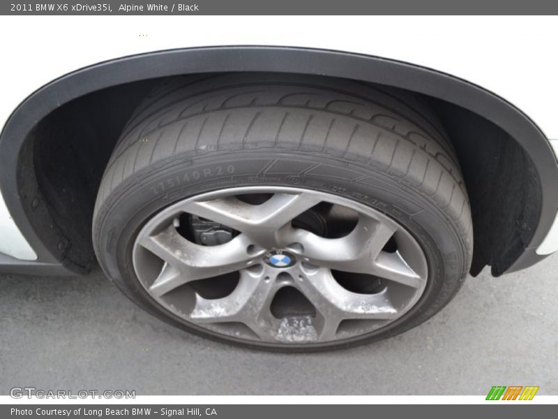 Alpine White / Black 2011 BMW X6 xDrive35i