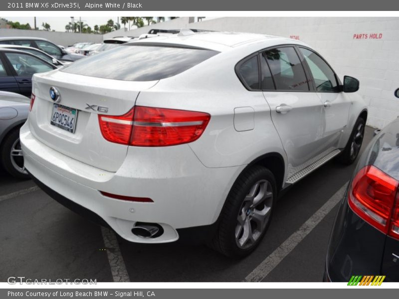 Alpine White / Black 2011 BMW X6 xDrive35i