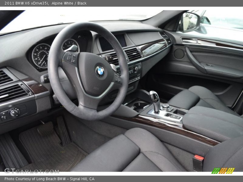 Alpine White / Black 2011 BMW X6 xDrive35i