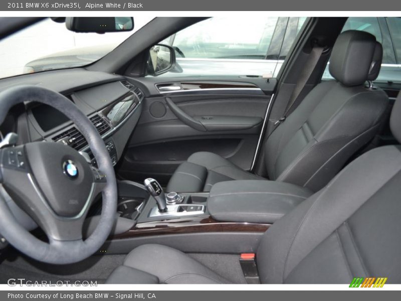 Alpine White / Black 2011 BMW X6 xDrive35i