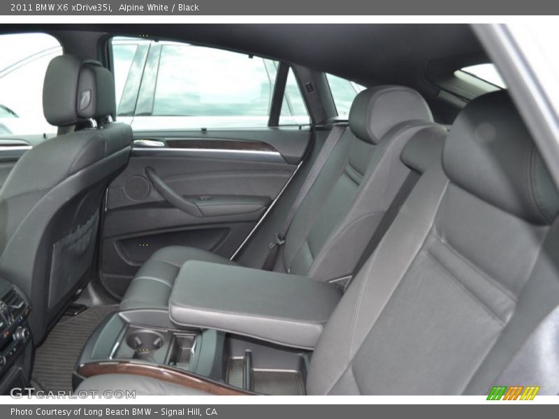 Alpine White / Black 2011 BMW X6 xDrive35i