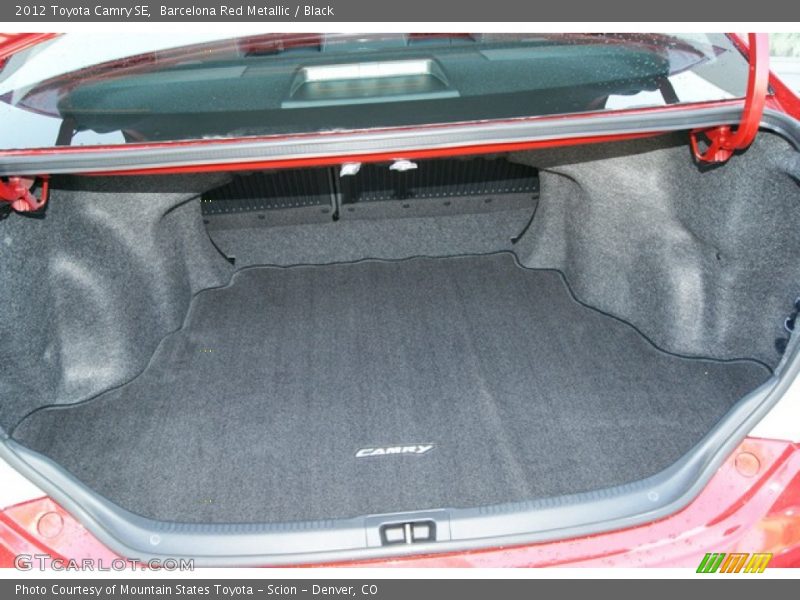 Barcelona Red Metallic / Black 2012 Toyota Camry SE
