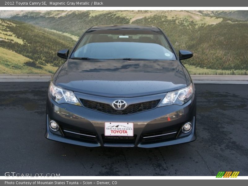 Magnetic Gray Metallic / Black 2012 Toyota Camry SE