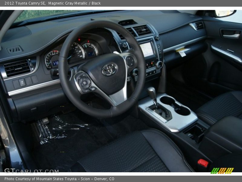 Magnetic Gray Metallic / Black 2012 Toyota Camry SE