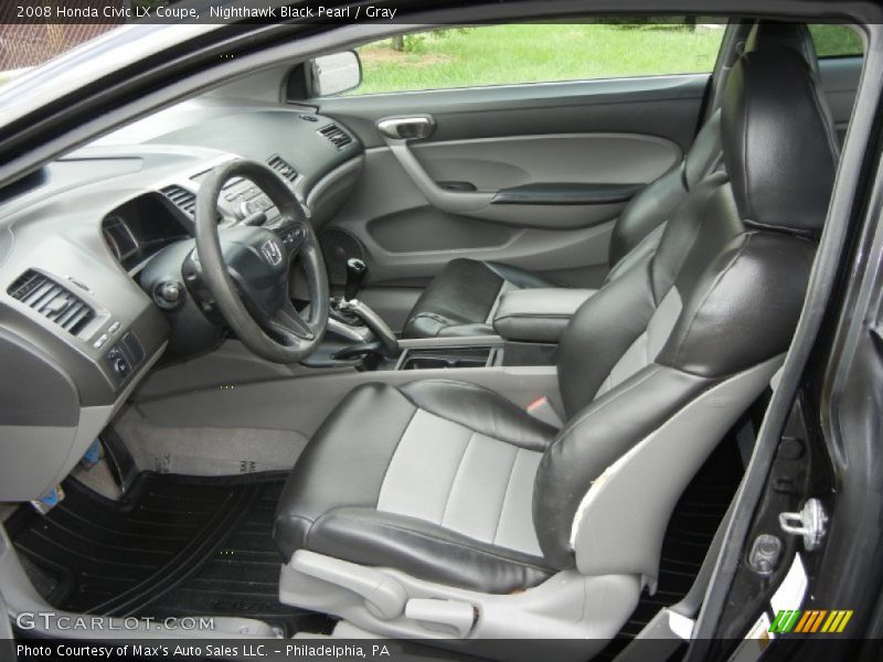 Front Seat of 2008 Civic LX Coupe