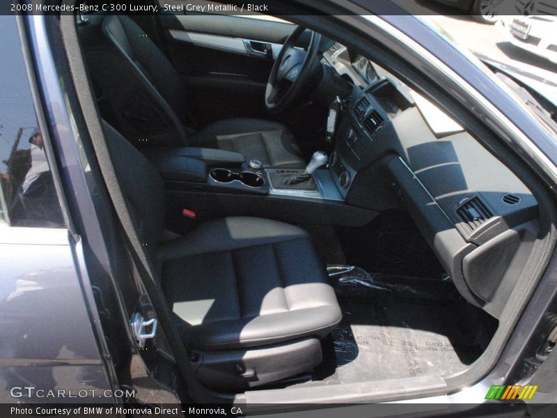Steel Grey Metallic / Black 2008 Mercedes-Benz C 300 Luxury