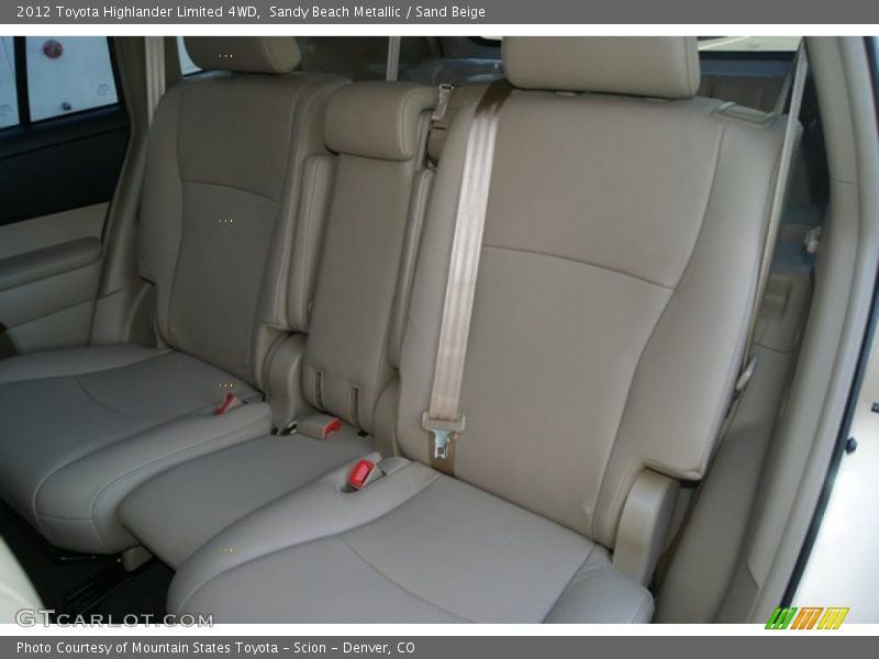 Sandy Beach Metallic / Sand Beige 2012 Toyota Highlander Limited 4WD