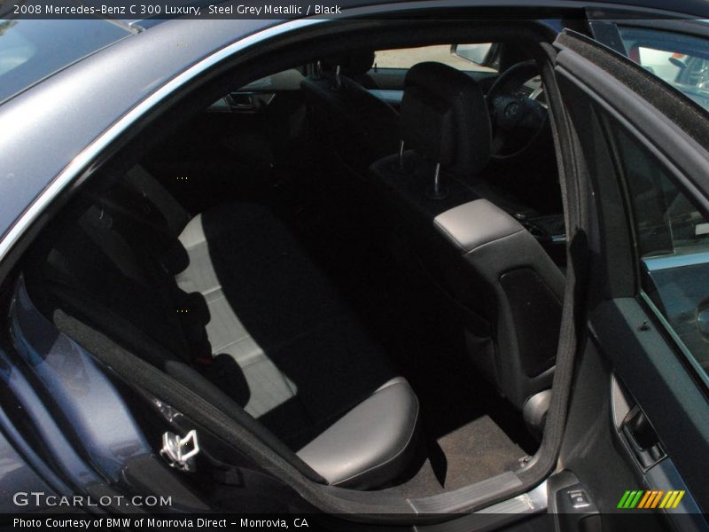 Steel Grey Metallic / Black 2008 Mercedes-Benz C 300 Luxury