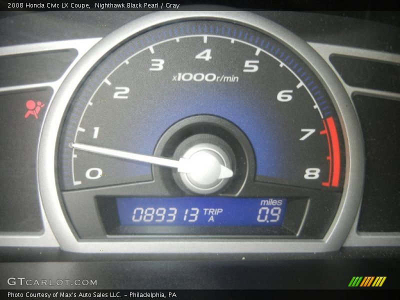  2008 Civic LX Coupe LX Coupe Gauges