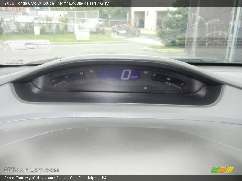  2008 Civic LX Coupe LX Coupe Gauges