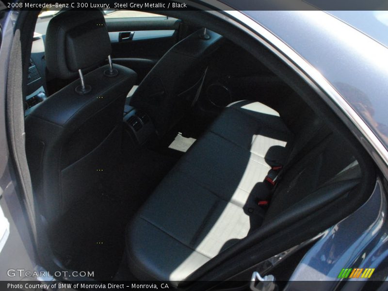 Steel Grey Metallic / Black 2008 Mercedes-Benz C 300 Luxury