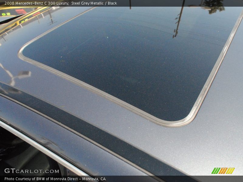 Steel Grey Metallic / Black 2008 Mercedes-Benz C 300 Luxury