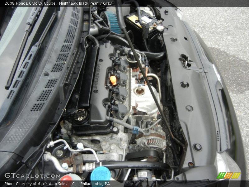  2008 Civic LX Coupe Engine - 1.8 Liter SOHC 16-Valve 4 Cylinder