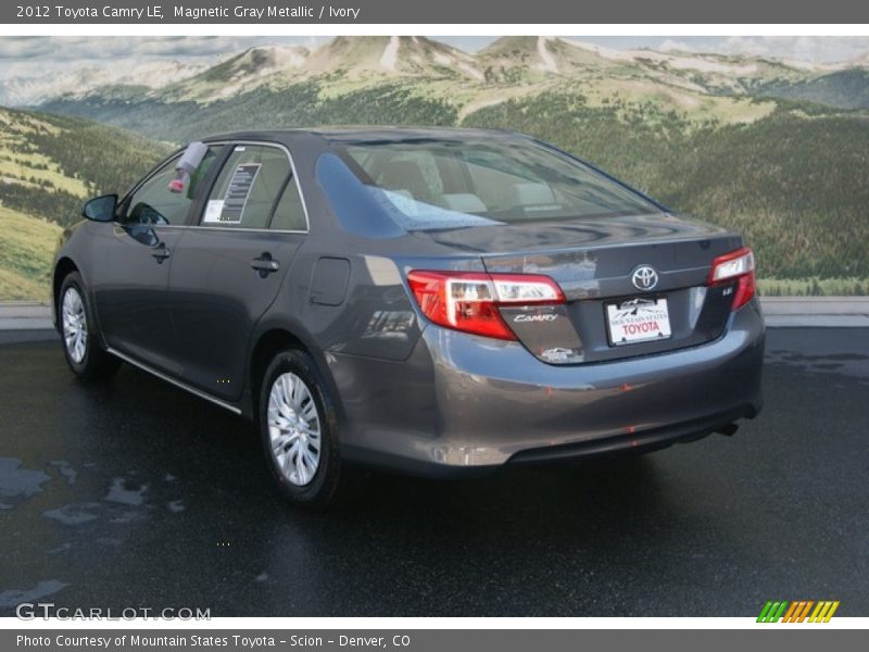 Magnetic Gray Metallic / Ivory 2012 Toyota Camry LE