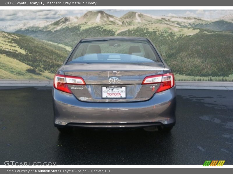 Magnetic Gray Metallic / Ivory 2012 Toyota Camry LE