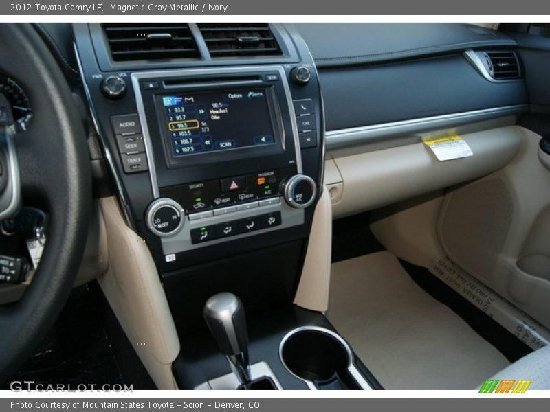 Magnetic Gray Metallic / Ivory 2012 Toyota Camry LE