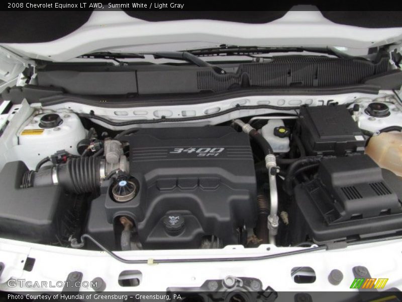 Summit White / Light Gray 2008 Chevrolet Equinox LT AWD