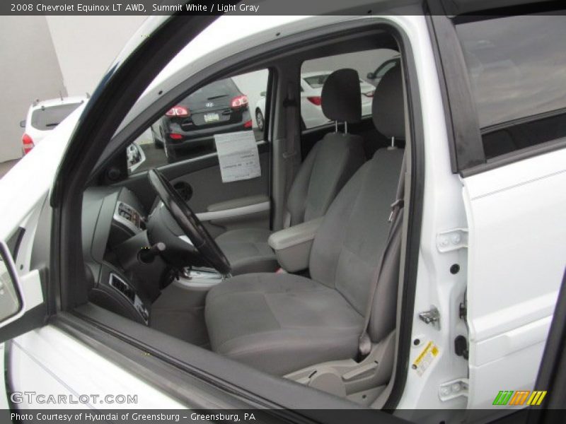 Summit White / Light Gray 2008 Chevrolet Equinox LT AWD