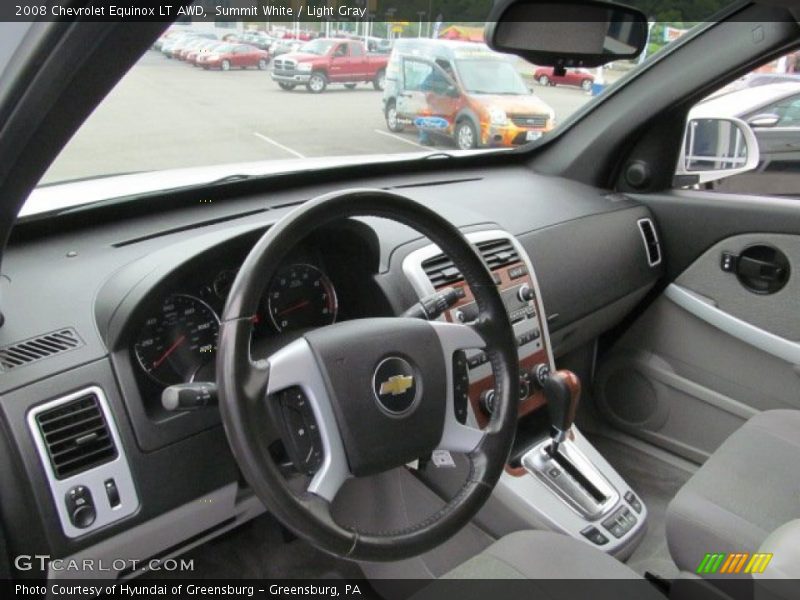 Summit White / Light Gray 2008 Chevrolet Equinox LT AWD