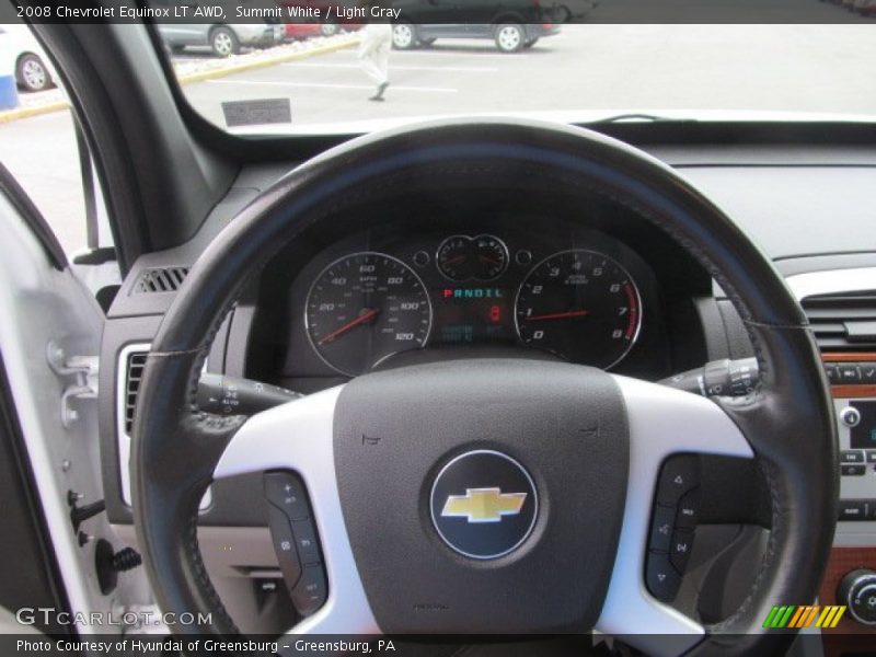 Summit White / Light Gray 2008 Chevrolet Equinox LT AWD