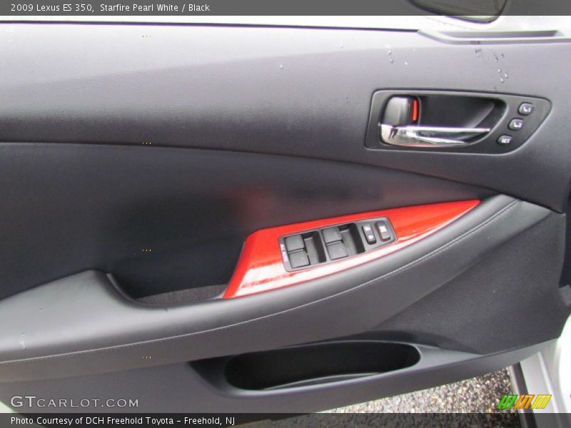 Starfire Pearl White / Black 2009 Lexus ES 350