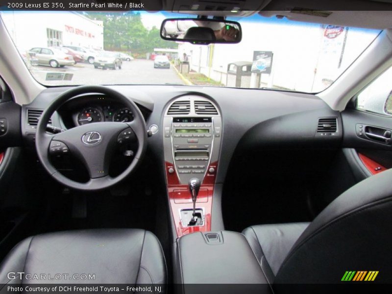 Starfire Pearl White / Black 2009 Lexus ES 350