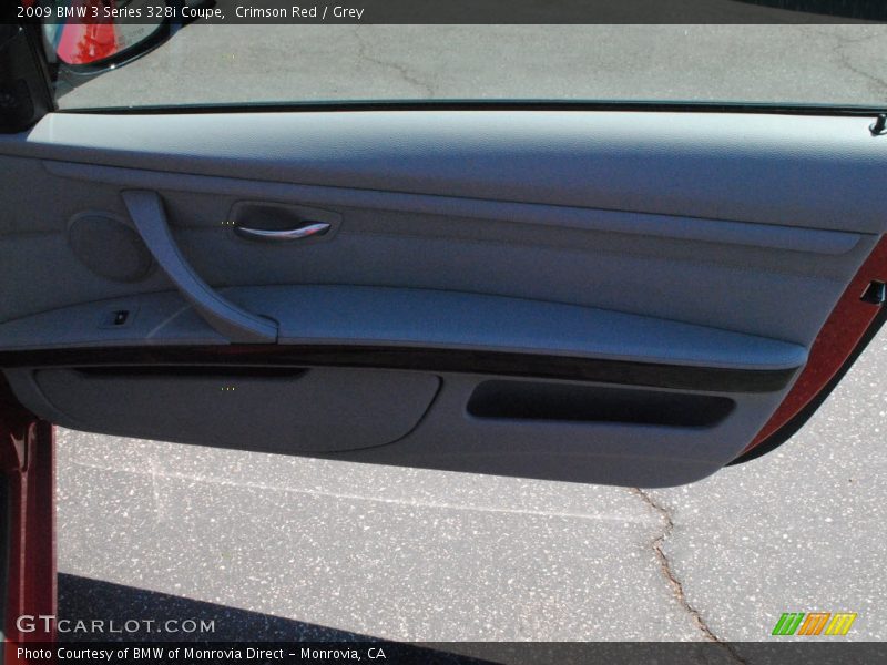 Crimson Red / Grey 2009 BMW 3 Series 328i Coupe