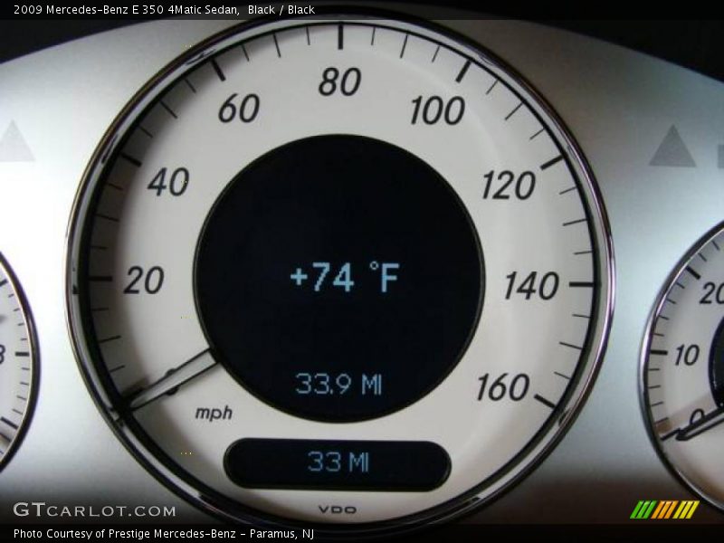 Black / Black 2009 Mercedes-Benz E 350 4Matic Sedan