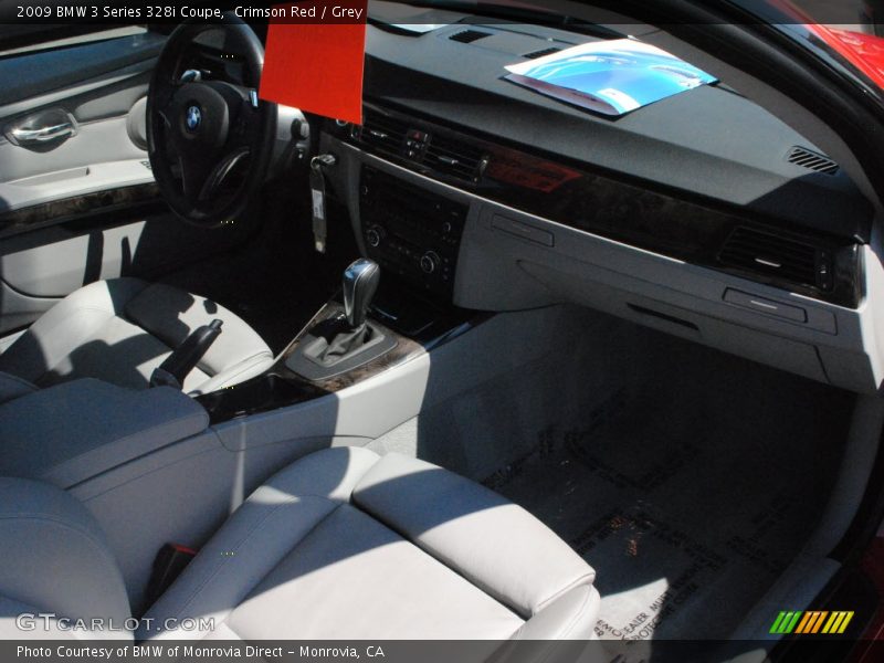 Crimson Red / Grey 2009 BMW 3 Series 328i Coupe