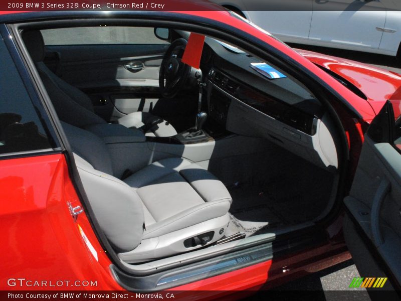 Crimson Red / Grey 2009 BMW 3 Series 328i Coupe