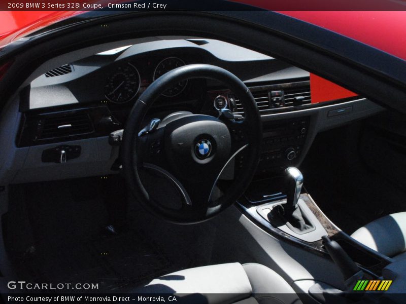 Crimson Red / Grey 2009 BMW 3 Series 328i Coupe