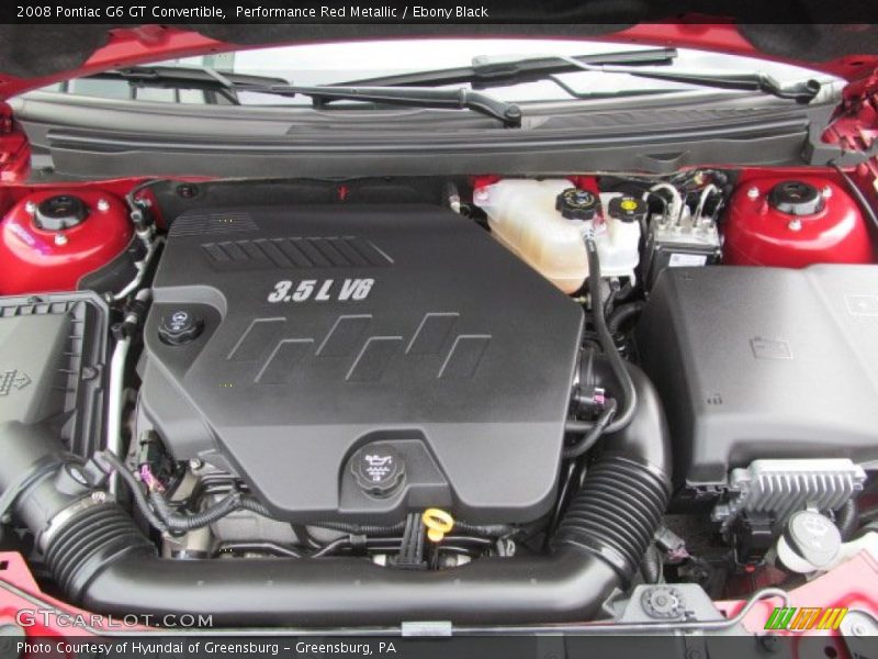 Performance Red Metallic / Ebony Black 2008 Pontiac G6 GT Convertible