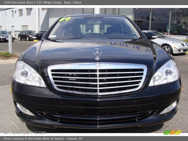 Black / Black 2009 Mercedes-Benz S 550 4Matic Sedan