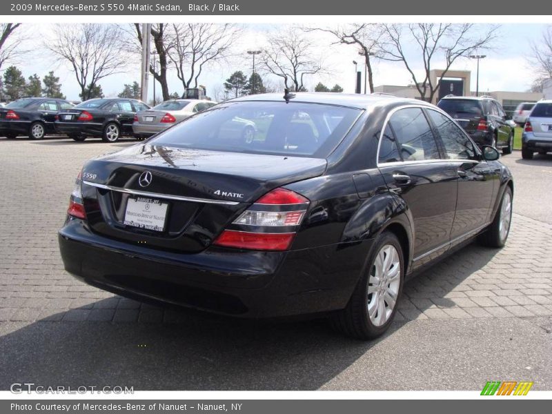 Black / Black 2009 Mercedes-Benz S 550 4Matic Sedan