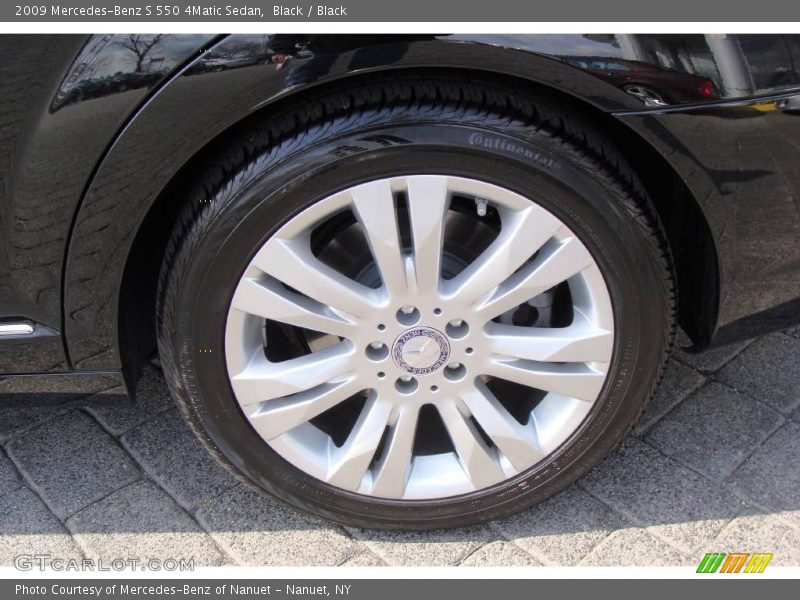 Black / Black 2009 Mercedes-Benz S 550 4Matic Sedan
