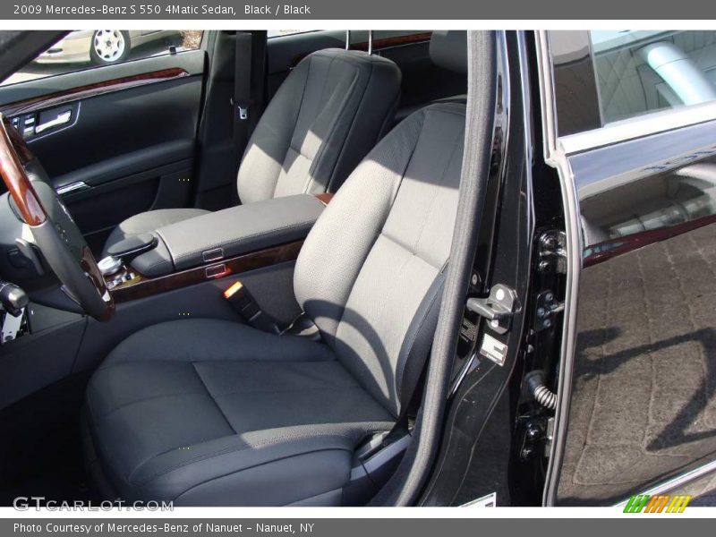 Black / Black 2009 Mercedes-Benz S 550 4Matic Sedan