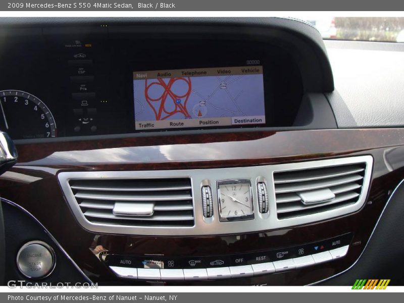 Black / Black 2009 Mercedes-Benz S 550 4Matic Sedan