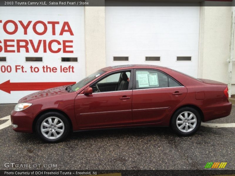 Salsa Red Pearl / Stone 2003 Toyota Camry XLE
