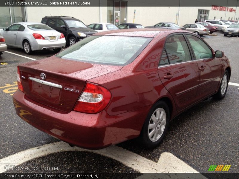 Salsa Red Pearl / Stone 2003 Toyota Camry XLE