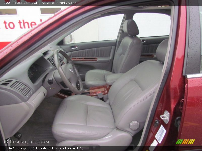 Salsa Red Pearl / Stone 2003 Toyota Camry XLE