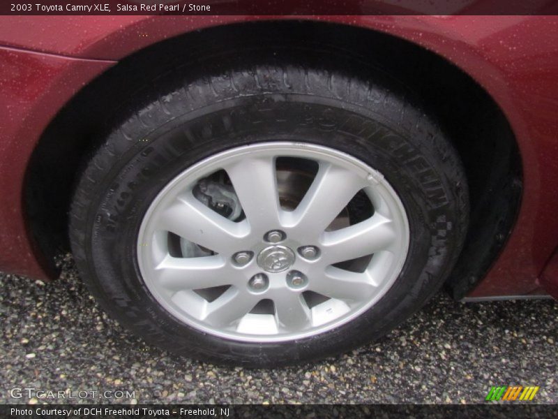 Salsa Red Pearl / Stone 2003 Toyota Camry XLE