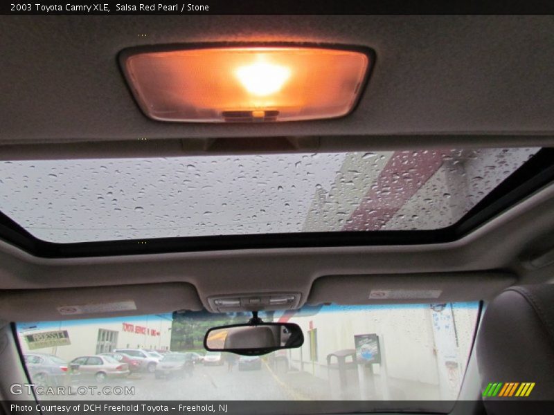 Salsa Red Pearl / Stone 2003 Toyota Camry XLE