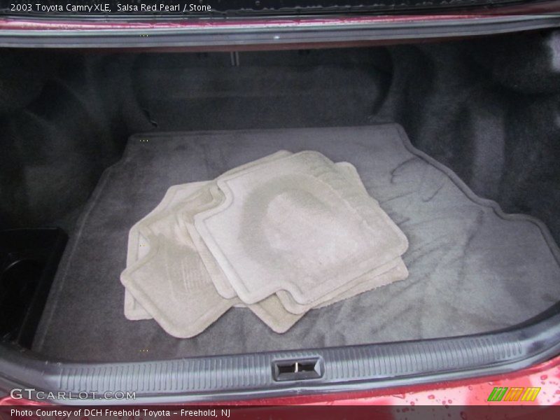 Salsa Red Pearl / Stone 2003 Toyota Camry XLE