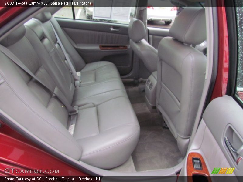 Salsa Red Pearl / Stone 2003 Toyota Camry XLE