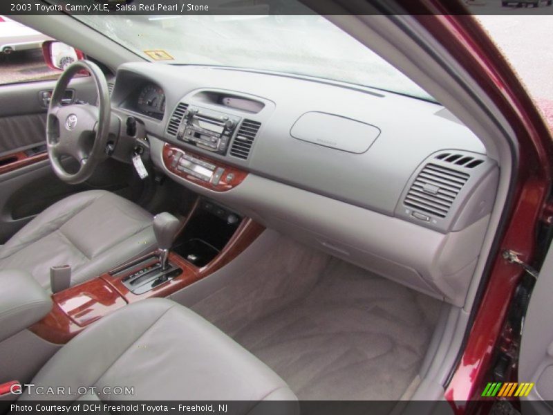 Salsa Red Pearl / Stone 2003 Toyota Camry XLE
